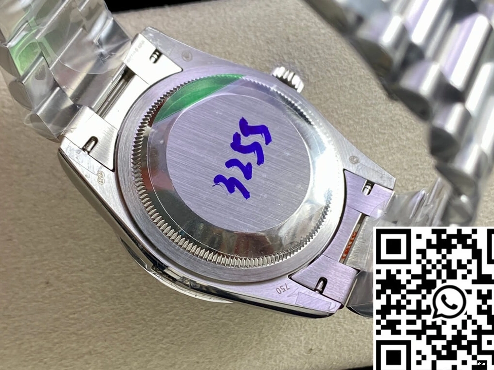 Date Blue 36MM Dial M128396TBR-0008 Diamond GM Factory Day Rolex 0225